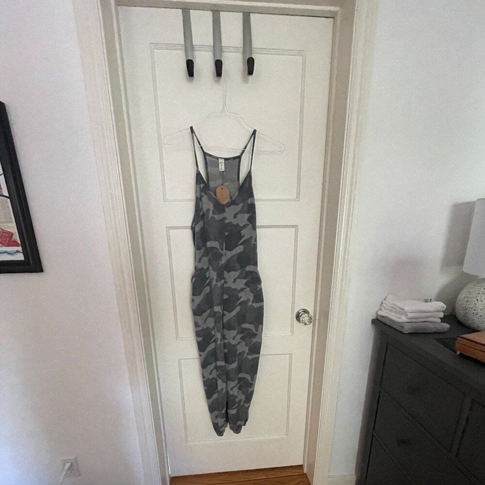 NWT Lazy Sundays camo Jumpsuit Size small